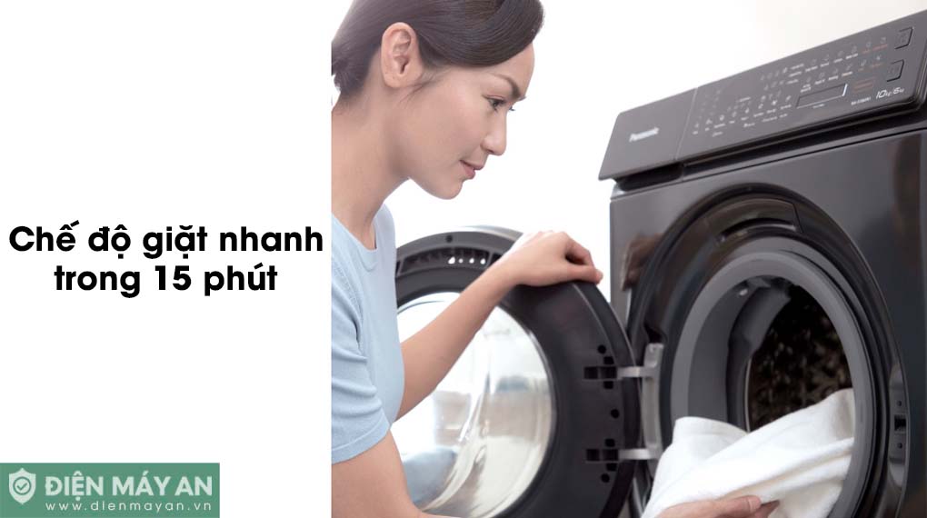 Máy Giặt Sấy Panasonic Inverter giặt 10kg sấy 6kg NA-S106FR1BV